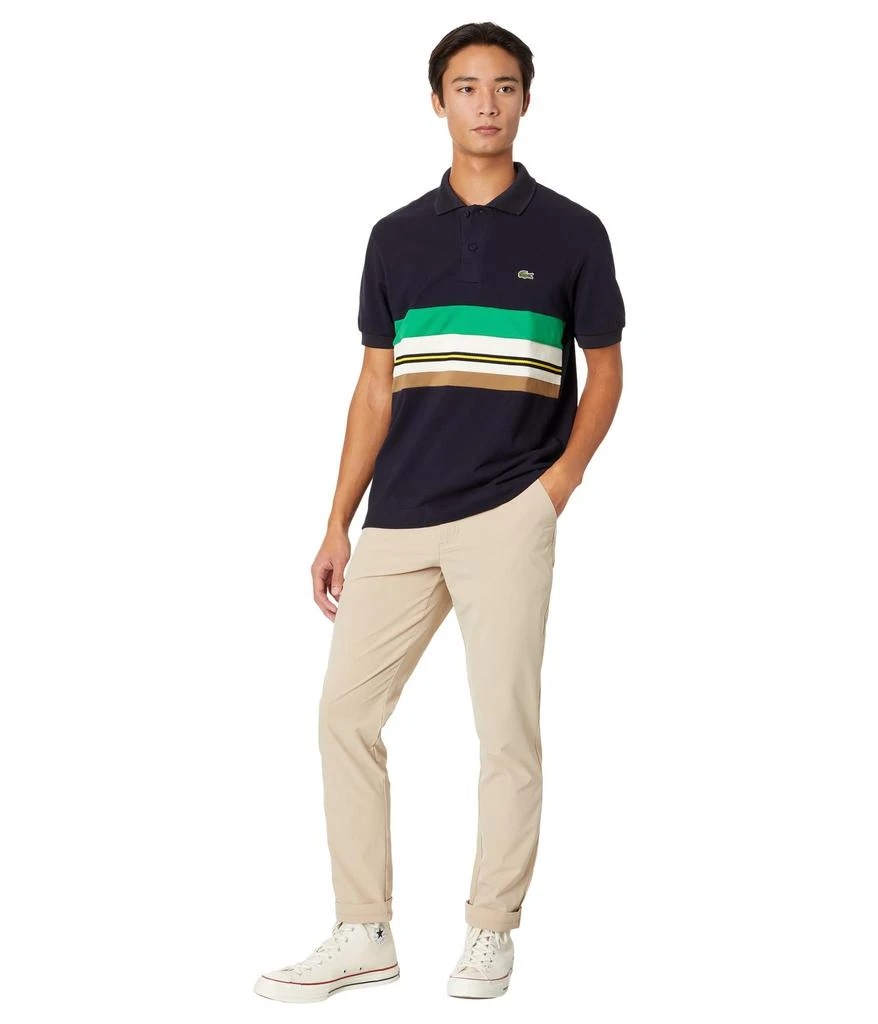 商品Lacoste|Short Sleeve Color-Blocked Polo Shirt,价格¥1168,第4张图片详细描述