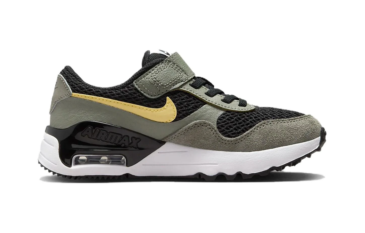 商品[国内直发] NIKE|[预售3天]Air Max SYSTM 舒适百搭 低帮 减震耐磨 低帮 儿童休闲鞋 绿色 中小童,价格¥482,第3张图片详细描述