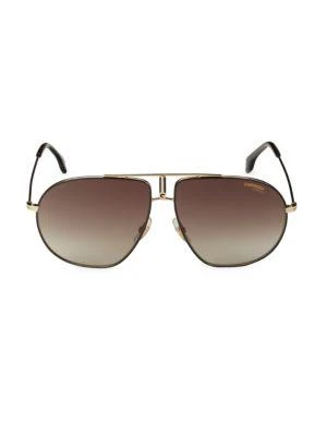 商品Carrera|Bound 60MM Aviator Sunglasses,价格¥450,第1张图片