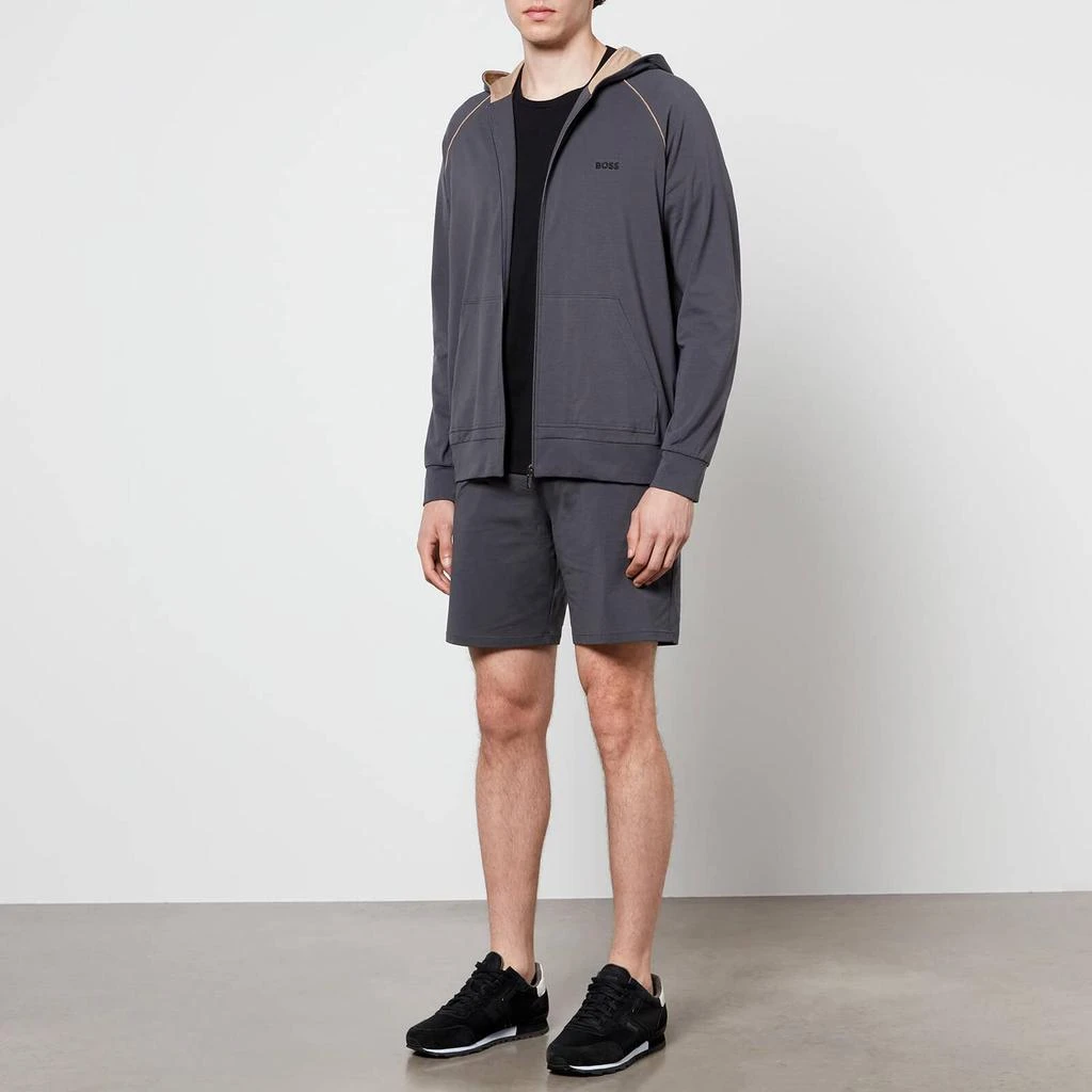 商品Hugo Boss|BOSS Bodywear Men's Mix&Match Hoodie - Dark Grey,价格¥297,第3张图片详细描述