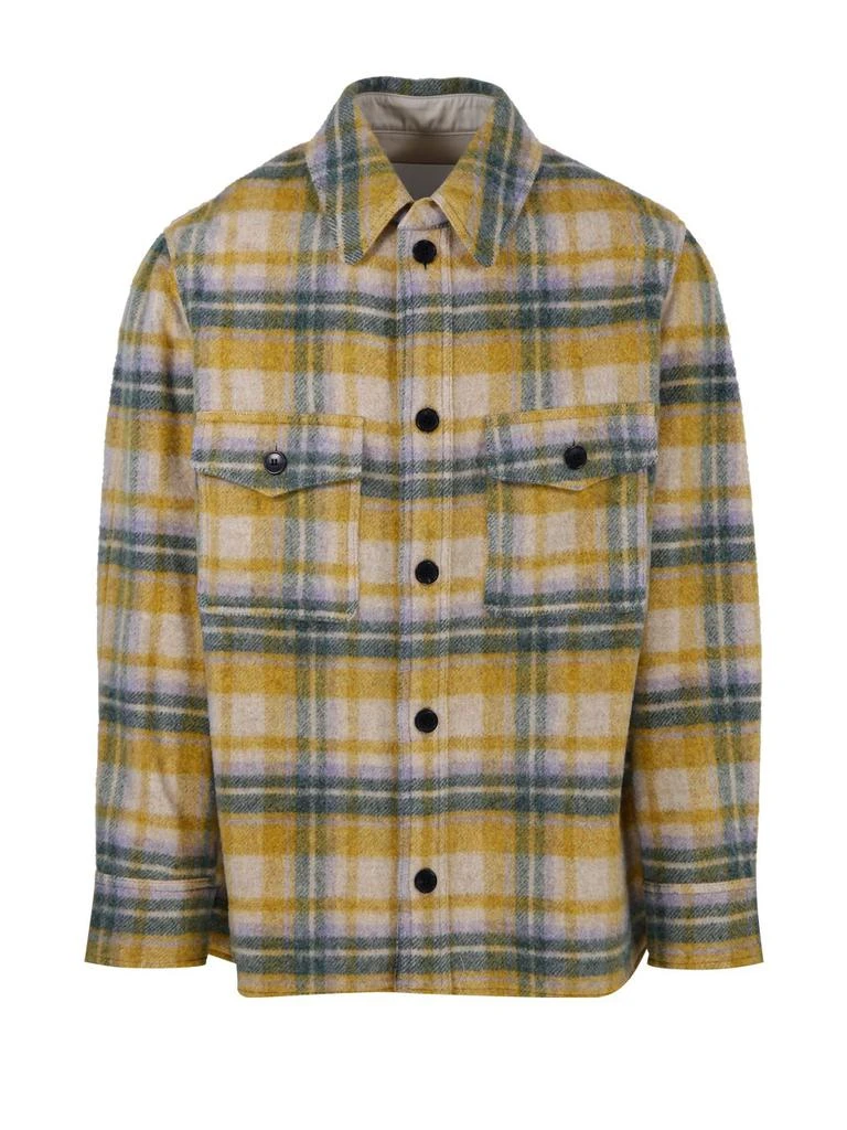 商品Isabel Marant|Isabel Marant Gervon Checked Buttoned Jacket,价格¥1919-¥2341,第1张图片