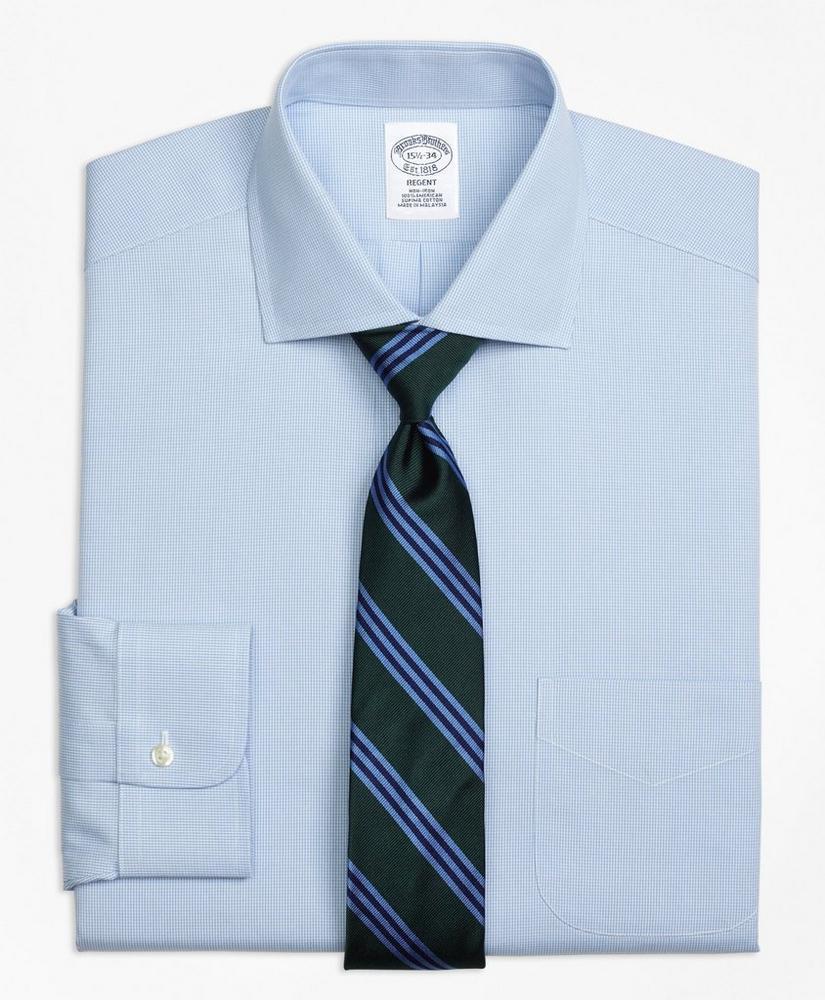 商品Brooks Brothers|Regent Regular-Fit Dress Shirt,  Non-Iron Houndstooth,价格¥373,第1张图片