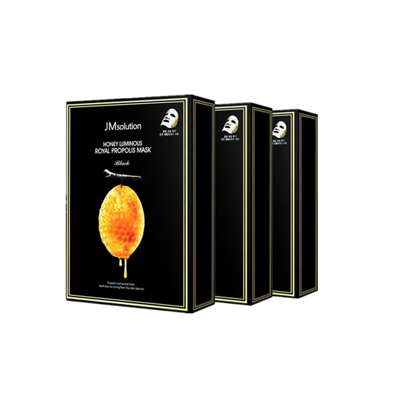 商品JMsolution|【3件包邮装】JM solution水光蜂蜜面膜 肌司研蜜莹润蜂胶面膜 10片/盒*3,价格¥151,第1张图片