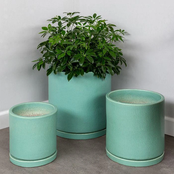 商品CAMPANIA INTERNATIONAL|I/O Series Cylinder Planter, Set of 3,价格¥3431,第1张图片
