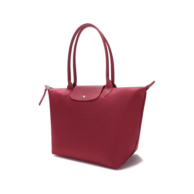 商品[国内直发] Longchamp|珑骧 LONGCHAMP 奢侈品 女士ROSEAU系列中号黑色小牛皮鳄鱼纹手提斜挎包 10058 HTS 001送女友礼物,价格¥3024,第16张图片详细描述