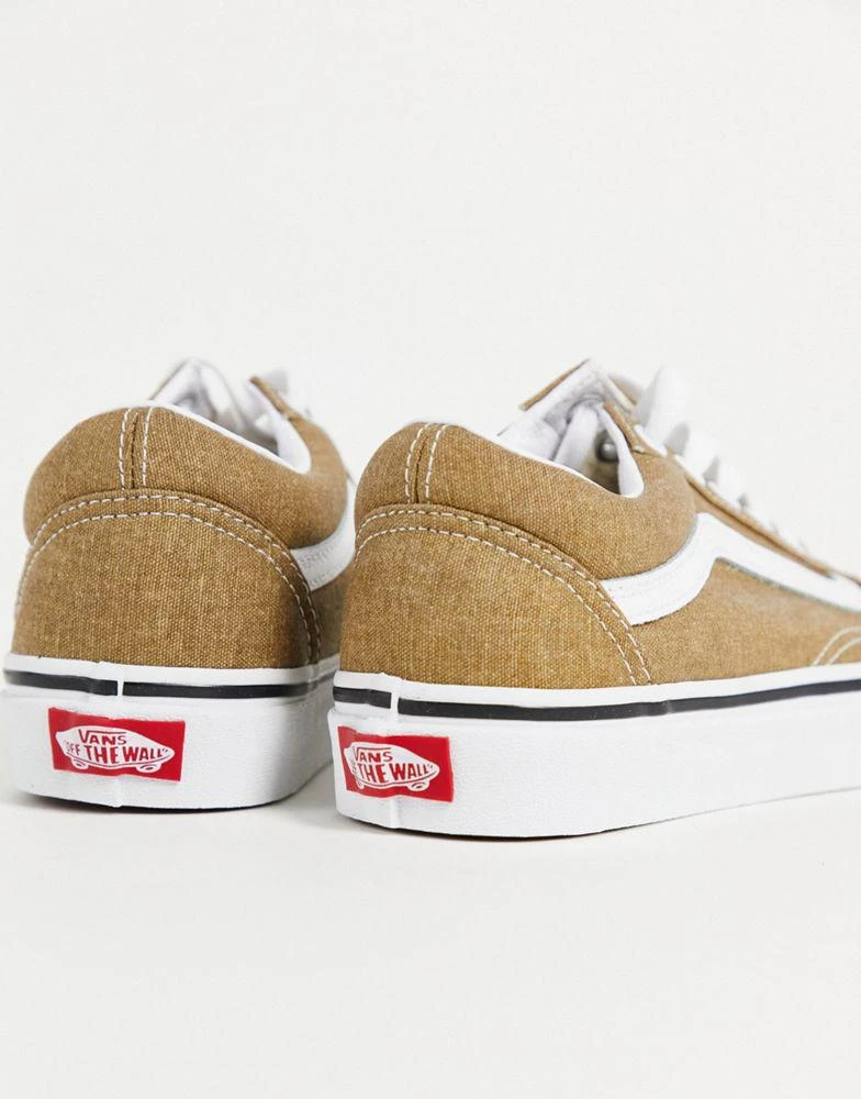 商品Vans|Vans Old Skool trainers in brown,价格¥398,第3张图片详细描述