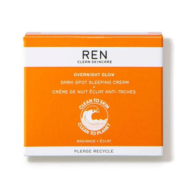 商品REN Clean Skincare|REN Overnight Glow Dark Spot Sleeping Cream 1.7oz,价格¥444,第4张图片详细描述