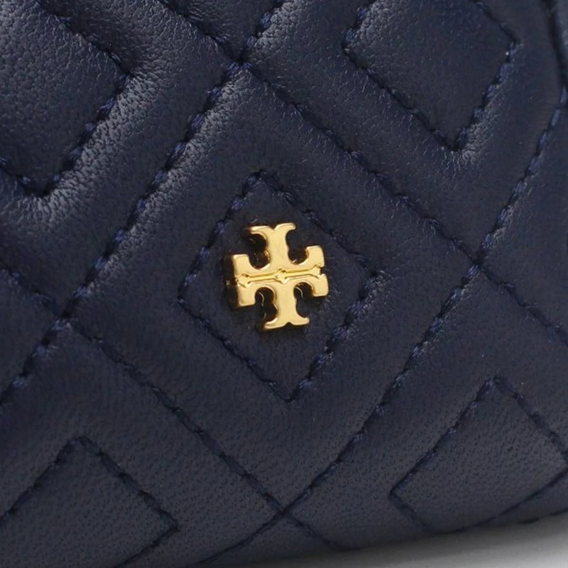 TORY BURCH 女士Fleming系列女士海军蓝色皮革长款钱包 46542-403 商品