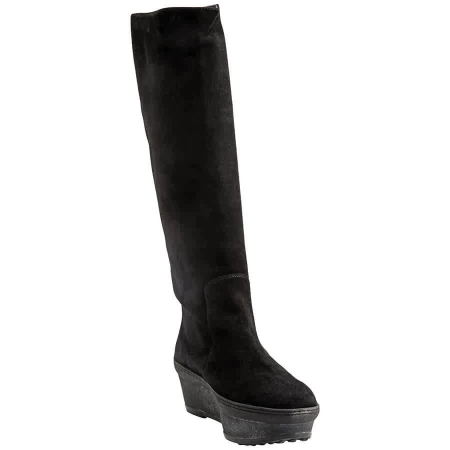 商品Tod's|Ladies Knee High Boots in Black,价格¥1238,第1张图片