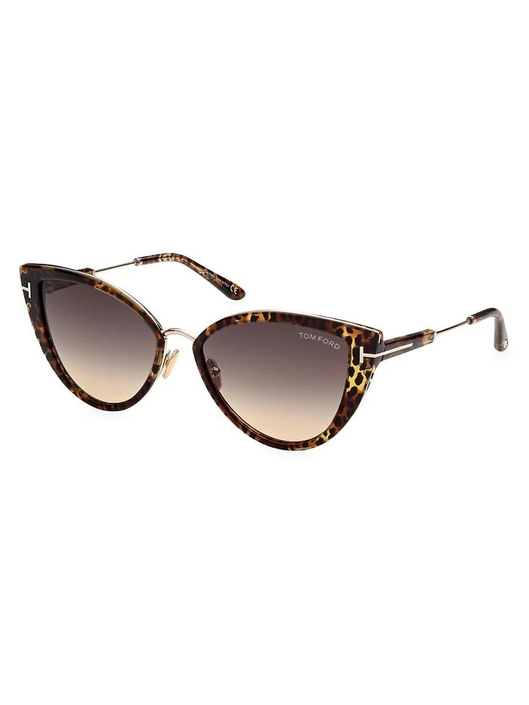 商品Tom Ford|Anjelica 57MM Cat Eye Sunglasses,价格¥4240,第2张图片详细描述
