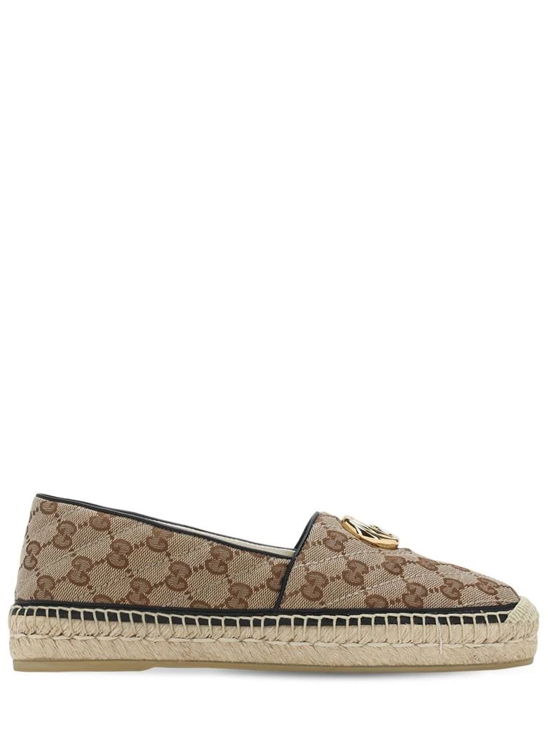 商品Gucci|20mm Pilar Quilted Canvas Espadrilles,价格¥5135,第1张图片