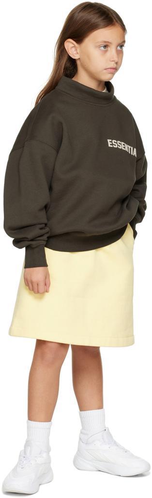 商品Essentials|Kids Gray Mock Neck Sweatshirt,价格¥464,第6张图片详细描述