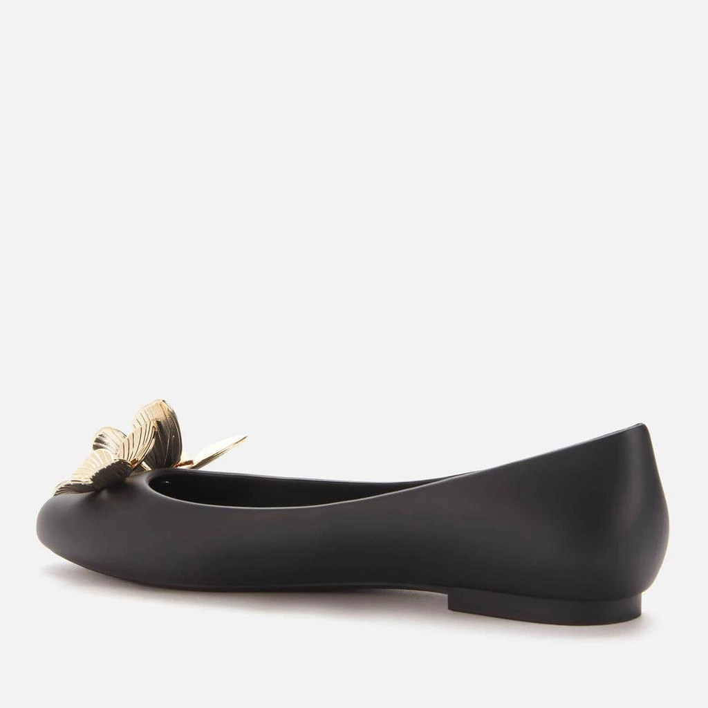 商品Melissa|MELISSA WOMEN'S DOLL BUTTERFLY BALLET FLATS - GOLD BLACK,价格¥267,第2张图片详细描述