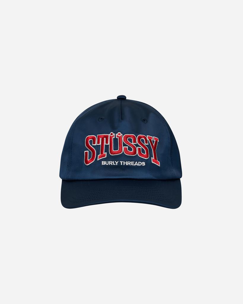 24aw stussy BURLY THREADS SNAPBACK 黒 cap Stussy Mid Depth Burly Threads Snapback Black Men's - FW24 - US