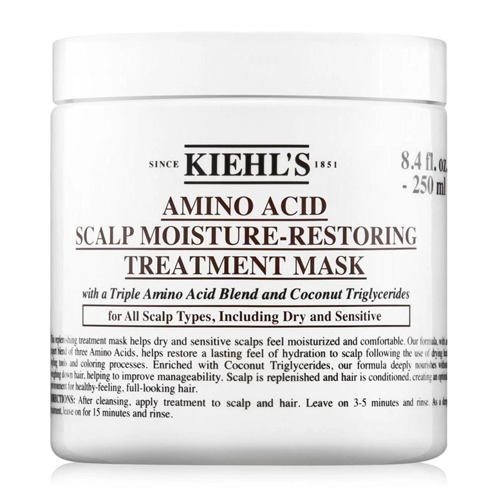 商品Kiehl's|Amino Acid Scalp Moisture-Restoring Treatment Mask, 8.4 oz.,价格¥251,第1张图片