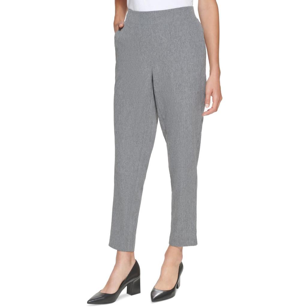 Calvin Klein Womens Elastic Back High Rise Dress Pants商品第1张图片规格展示