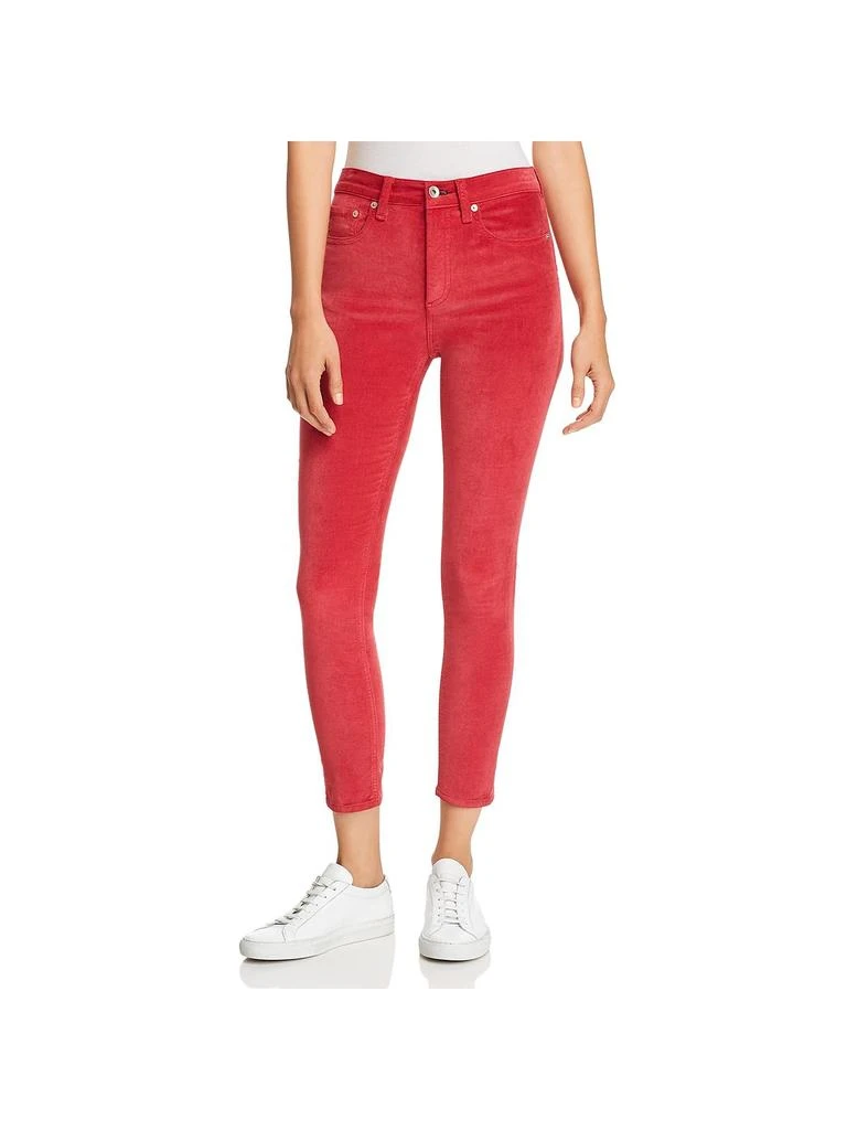 商品Rag & Bone|Womens Velvet High Rise Colored Skinny Jeans,价格¥663,第1张图片