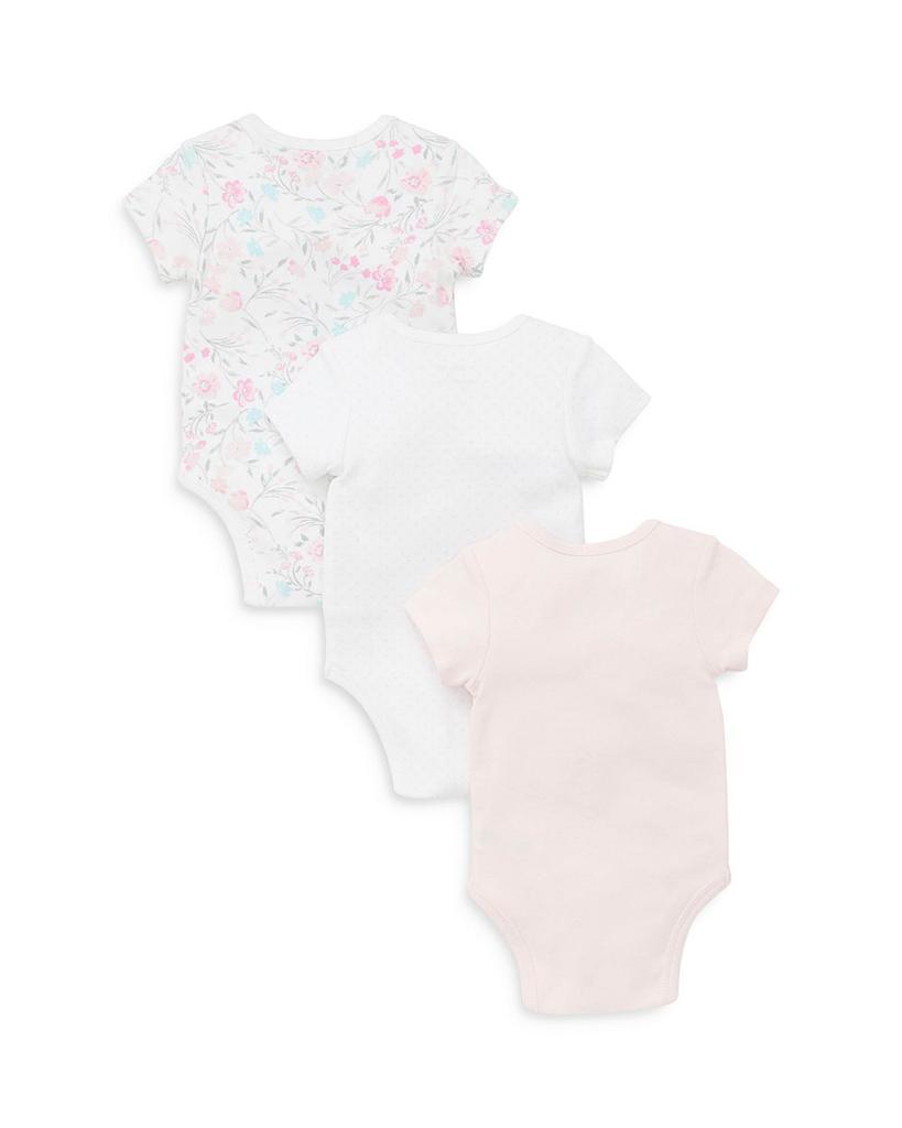 商品Little Me|Girls' Watercolor Bodysuit, 3 Pack - Baby,价格¥108,第1张图片