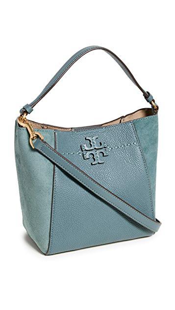 商品Tory Burch 汤丽柏琦|McGraw Small Bucket Bag,价格¥1789,第7张图片详细描述