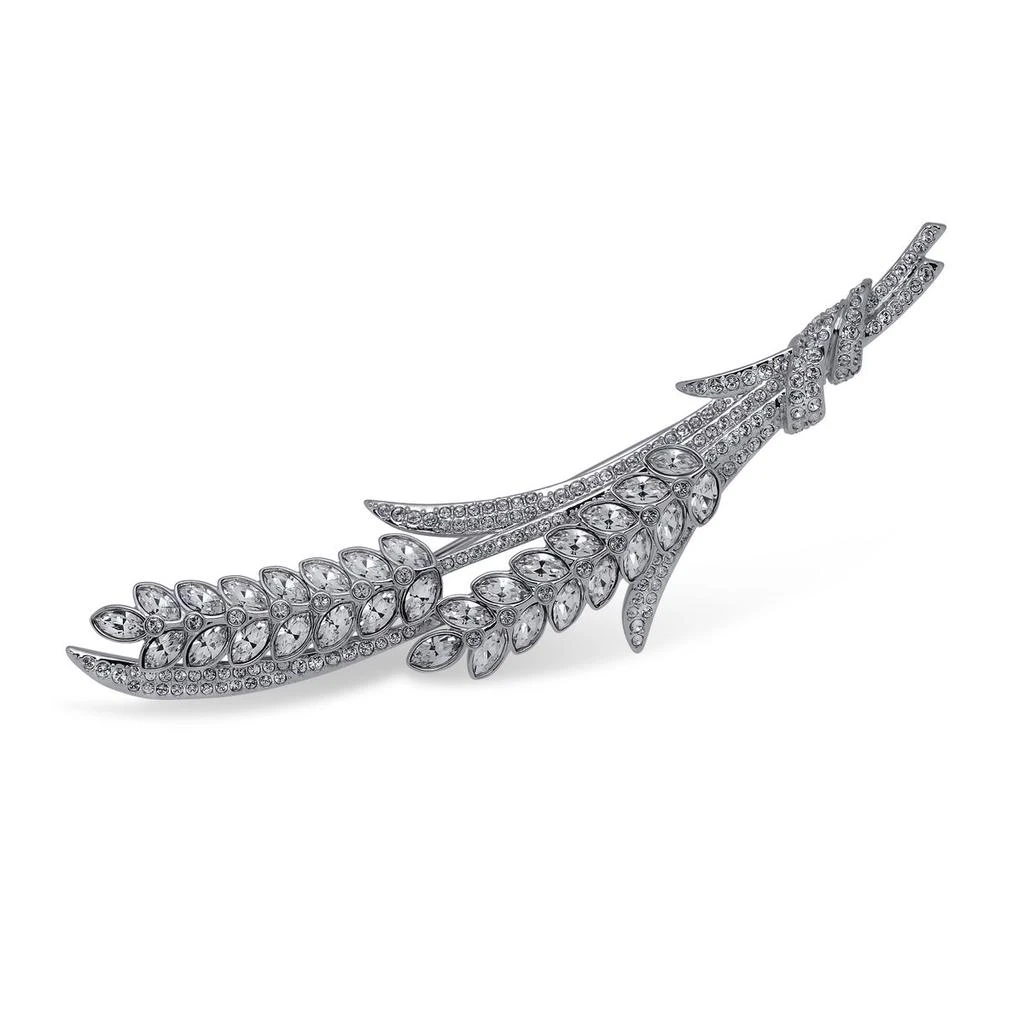 商品Swarovski|Swarovski Rhodium Plated And Crystal Brooch 5374873,价格¥1311,第1张图片
