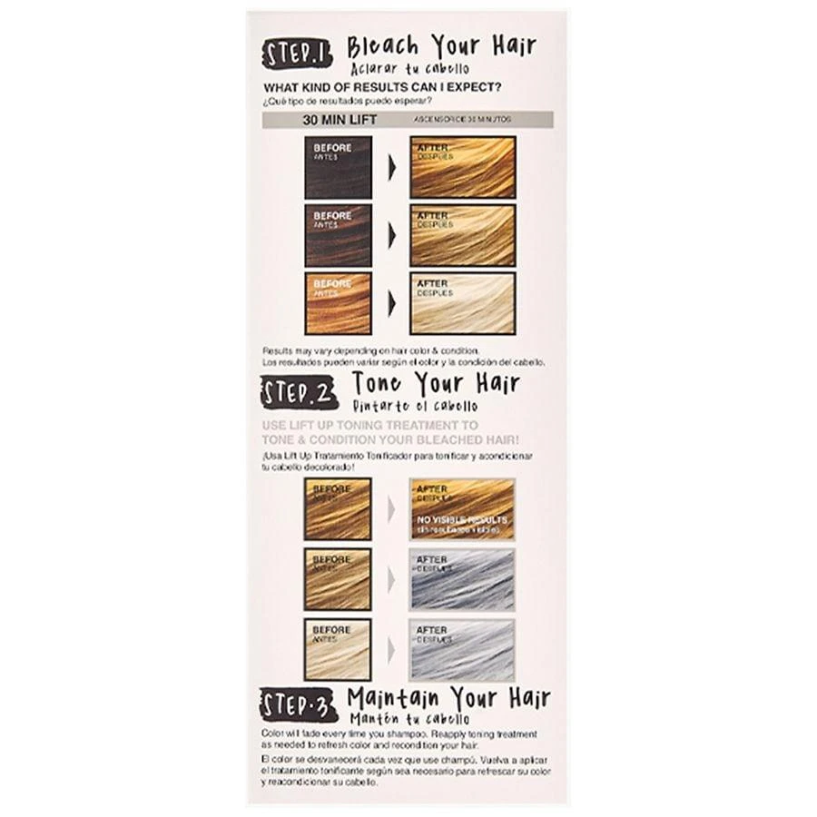 商品Kiss|Lift Up Bleach & Tone Kit - Ice,价格¥70,第5张图片详细描述