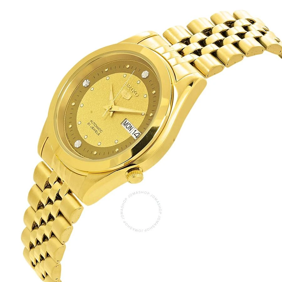 商品Seiko|5 Automatic Gold Dial Men's Watch SNKC36J1,价格¥1229,第2张图片详细描述