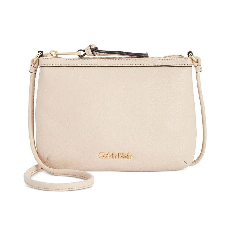 商品Calvin Klein|Pebble Leather Crossbody,价格¥510,第1张图片