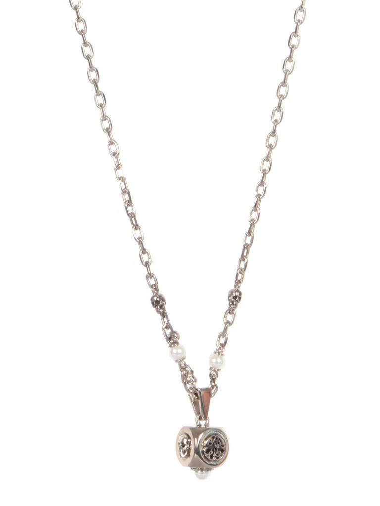 商品Alexander McQueen|Alexander McQueen Logo Pendant Necklace,价格¥2139,第2张图片详细描述