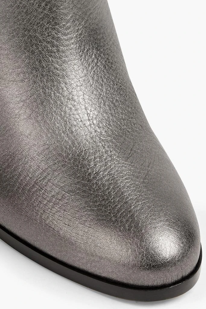 商品Jimmy Choo|Madalie metallic pebbled-leather knee boots,价格¥2846,第4张图片详细描述