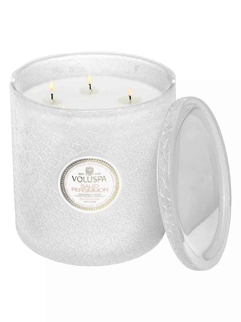 商品Voluspa|Saijo Persimmon 5-Wick Hearth Candle,价格¥1694,第2张图片详细描述
