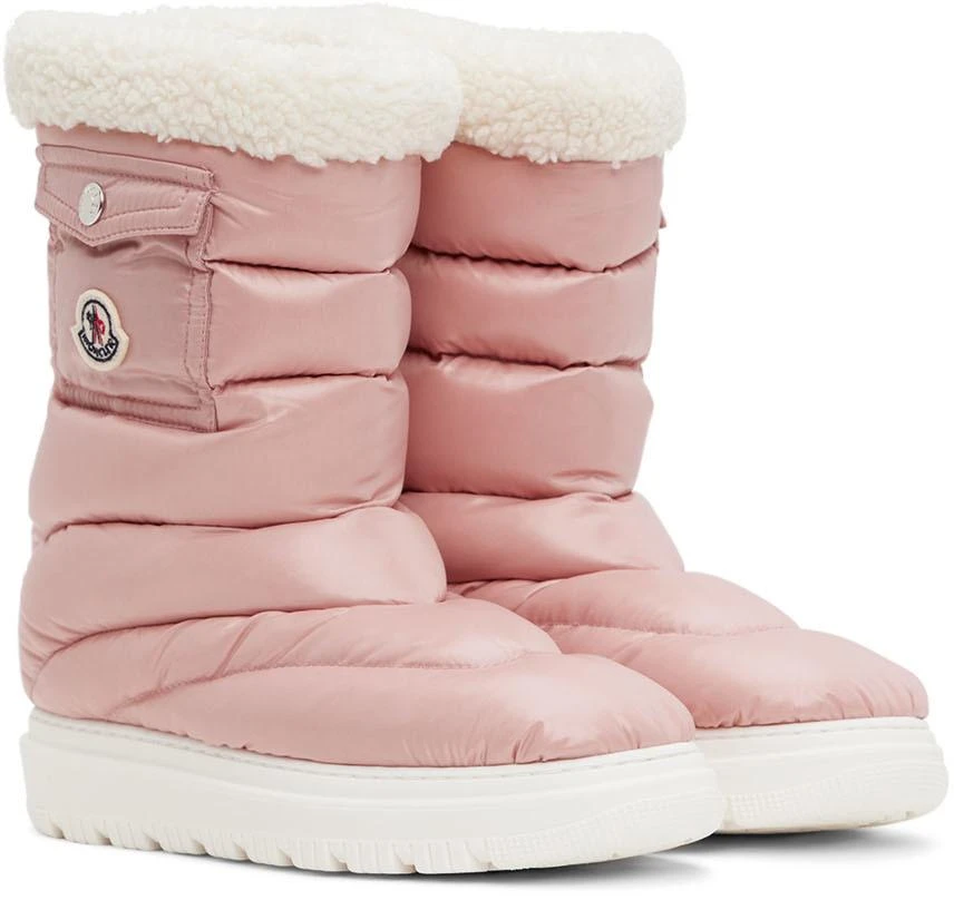 商品Moncler|Kids Pink Petit Gaia Boots,价格¥3028,第4张图片详细描述