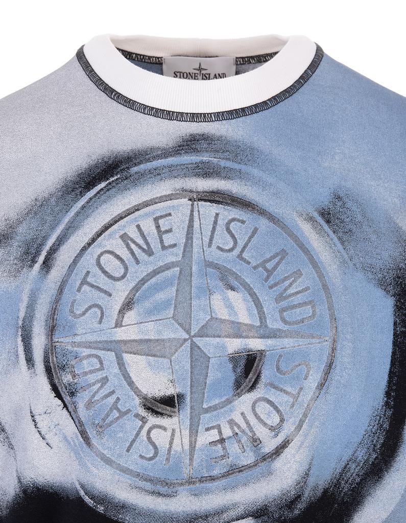 Stone Island Man Light Blue Motion Saturation Sweatshirt商品第3张图片规格展示