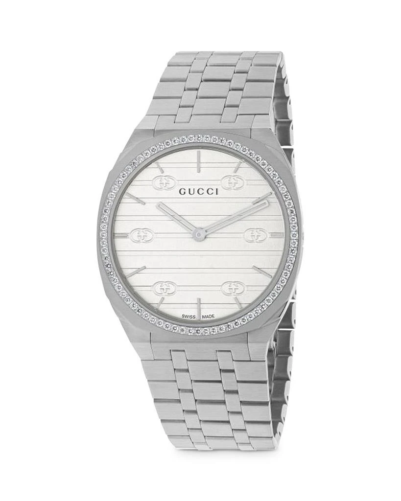 商品Gucci|25H Watch, 34mm,价格¥32273,第1张图片