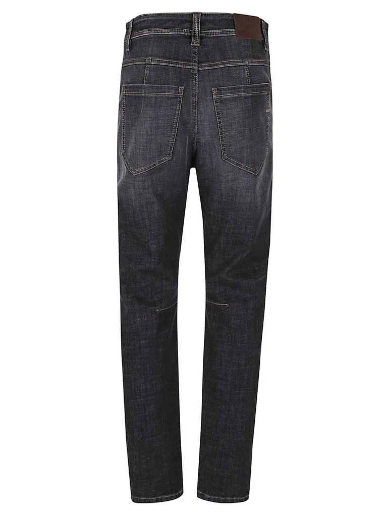 商品Brunello Cucinelli|Brunello Cucinelli Logo Patch Straight-Leg Jeans,价格¥5365,第2张图片详细描述