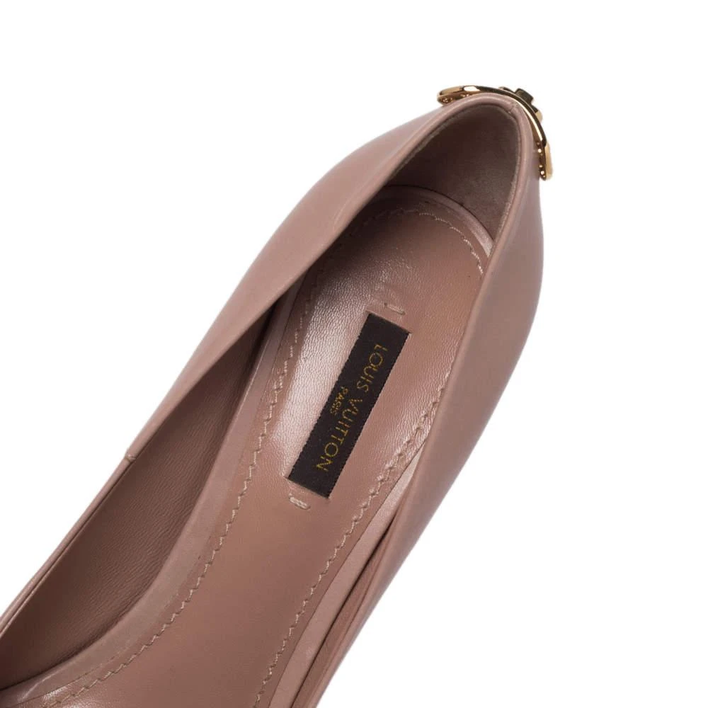 Louis Vuitton Pink Leather Platform Oh Really! Peep Toe Pumps Size 37.5 商品