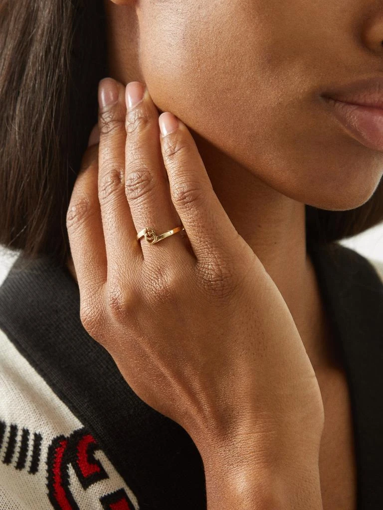 商品Gucci|GG Running 18kt gold ring,价格¥7207,第2张图片详细描述
