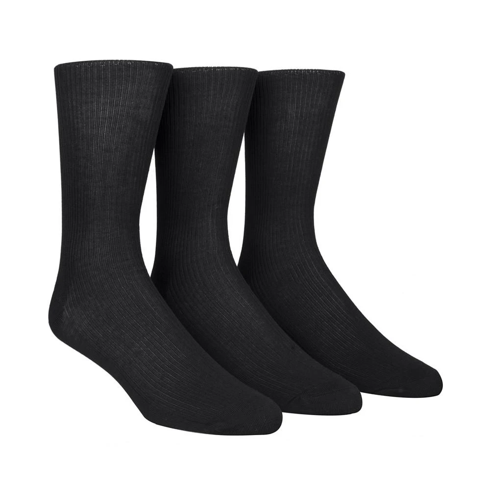 商品Calvin Klein|Dress Men's Socks, Non Binding 3 Pack,价格¥68,第1张图片