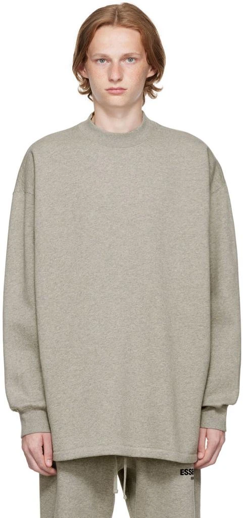 商品Essentials|灰色宽松运动衫 ,价格¥599,第1张图片