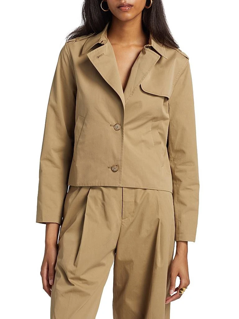 商品FRAME|Cotton Trench Jacket,价格¥3536,第3张图片详细描述