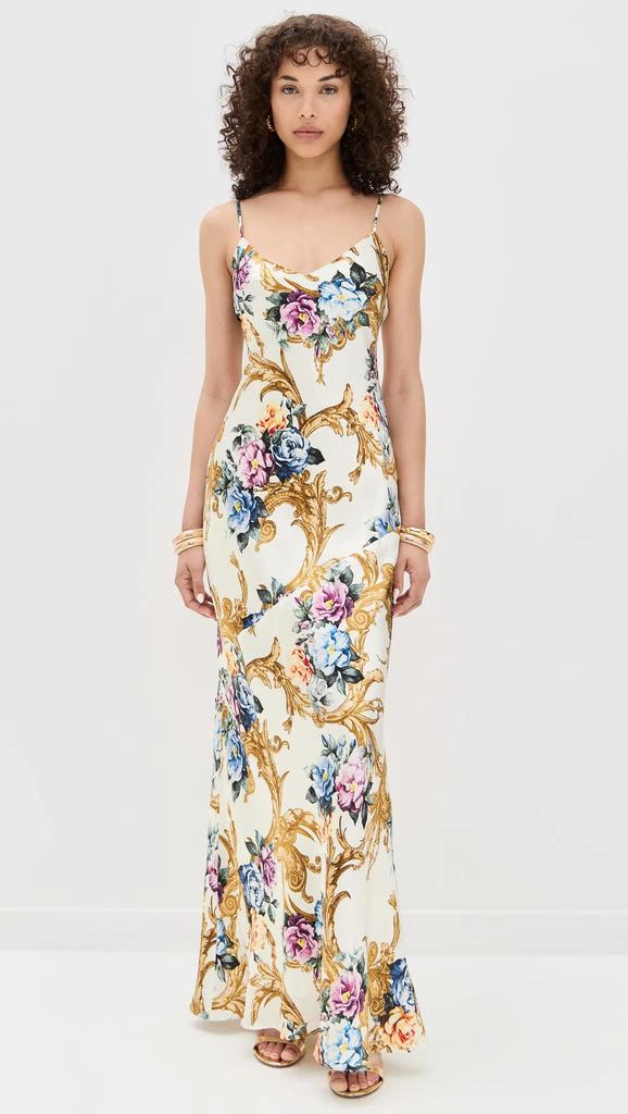 Serita Maxi V Neck Bias Dress 商品