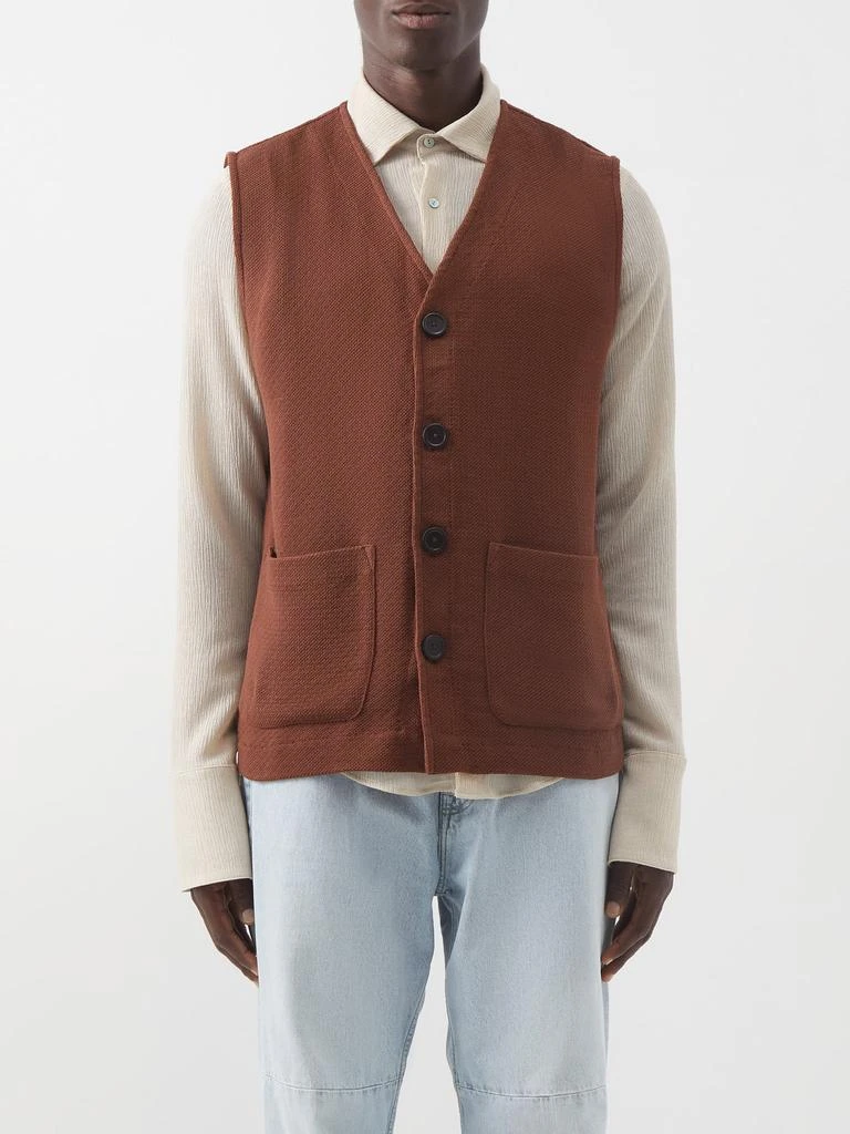 商品Our Legacy|Knitted cardigan sweater vest,价格¥1545,第1张图片