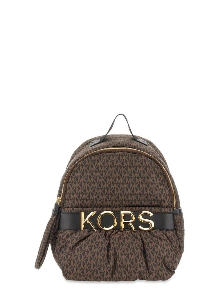 商品Michael Kors|Michael Kors Monogram Patterned Logo Plaque Backpack,价格¥2118,第1张图片