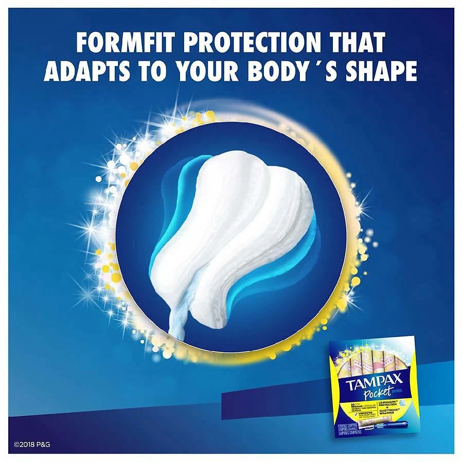 Tampons, with LeakGuard Braid & Extendable Applicator No Scent, Regular Absorbency 商品