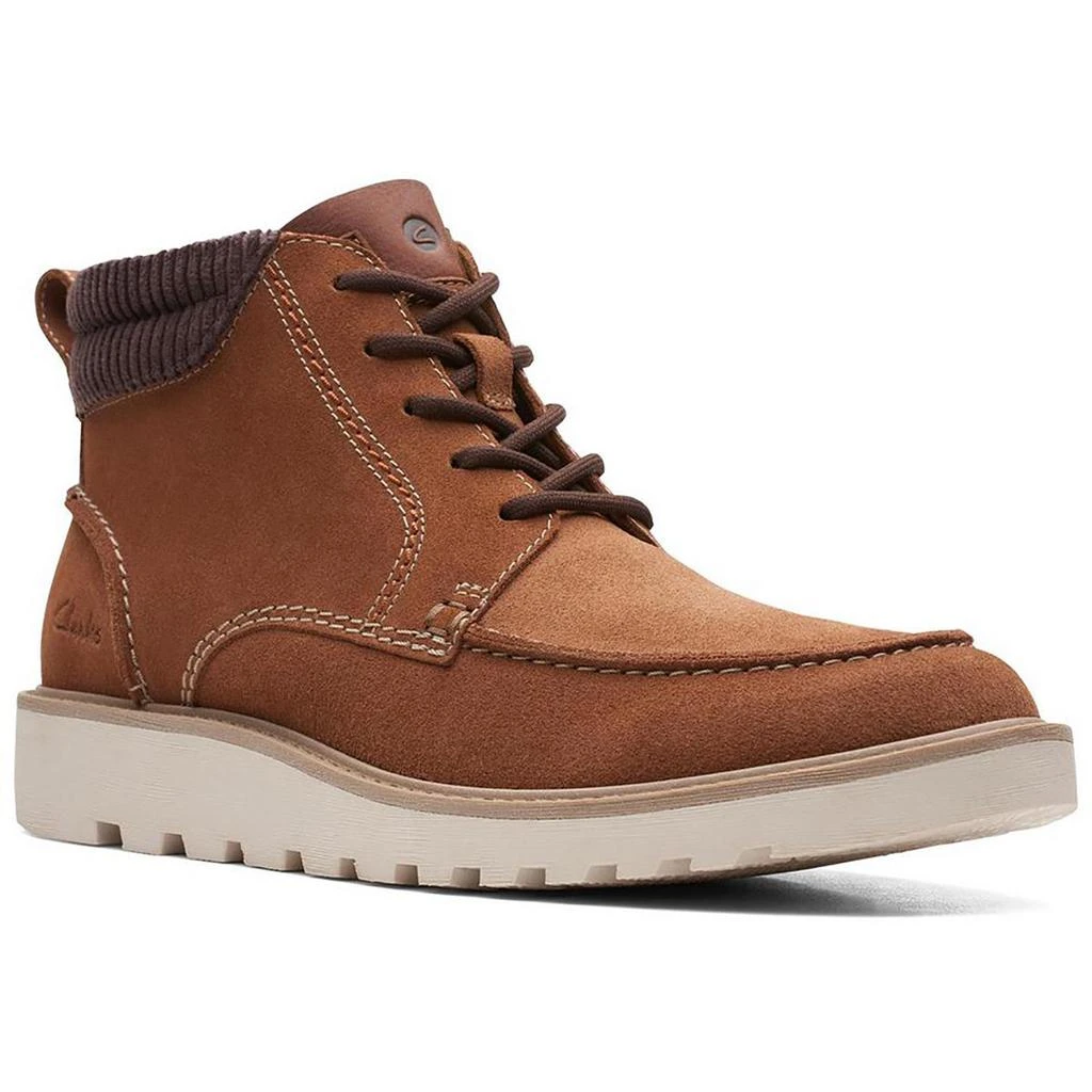 商品Clarks|Clarks Mens Barnes MID High Top Ankle Oxfords,价格¥413,第1张图片