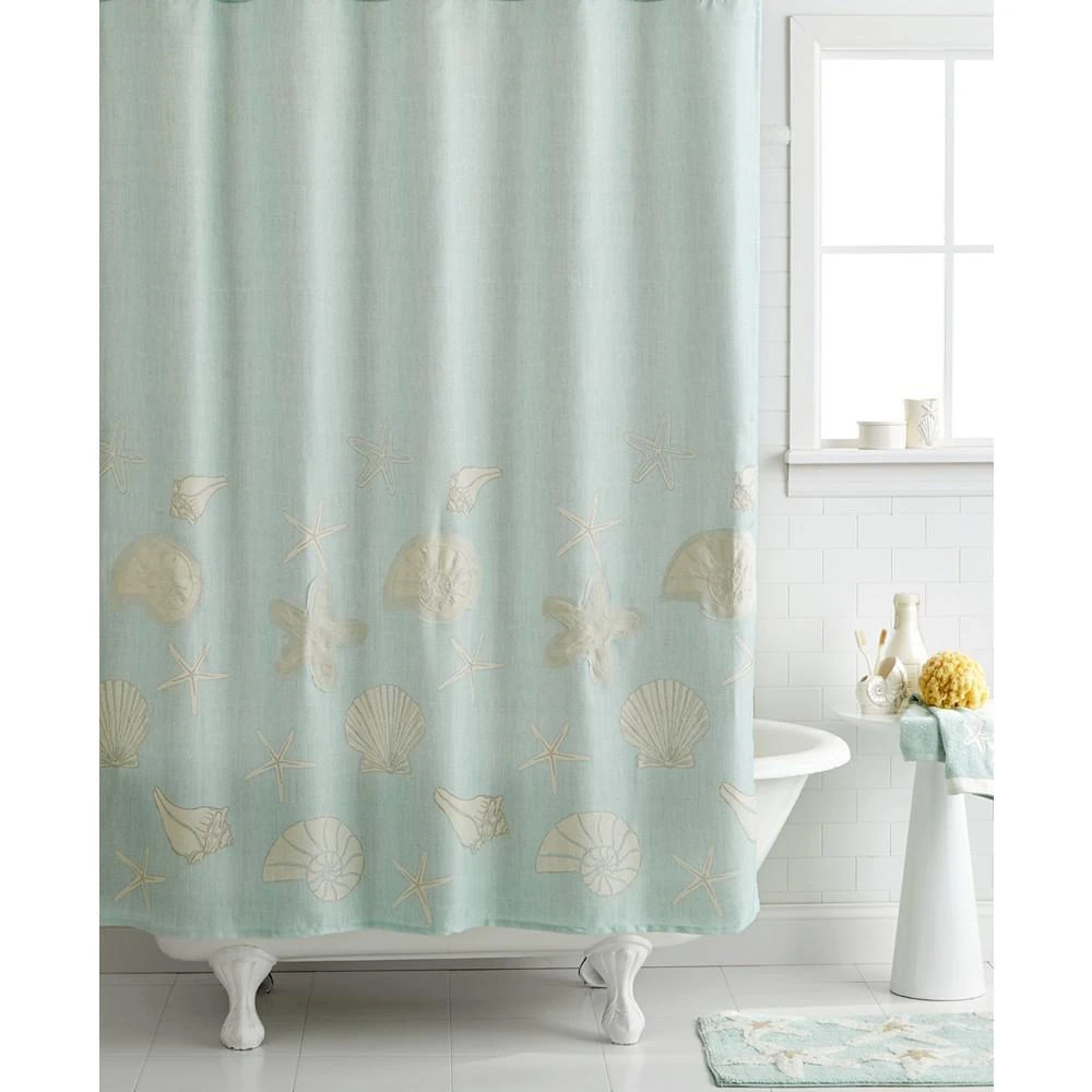 商品Avanti|Bath, Sequin Shells 72" x 72",价格¥142,第1张图片