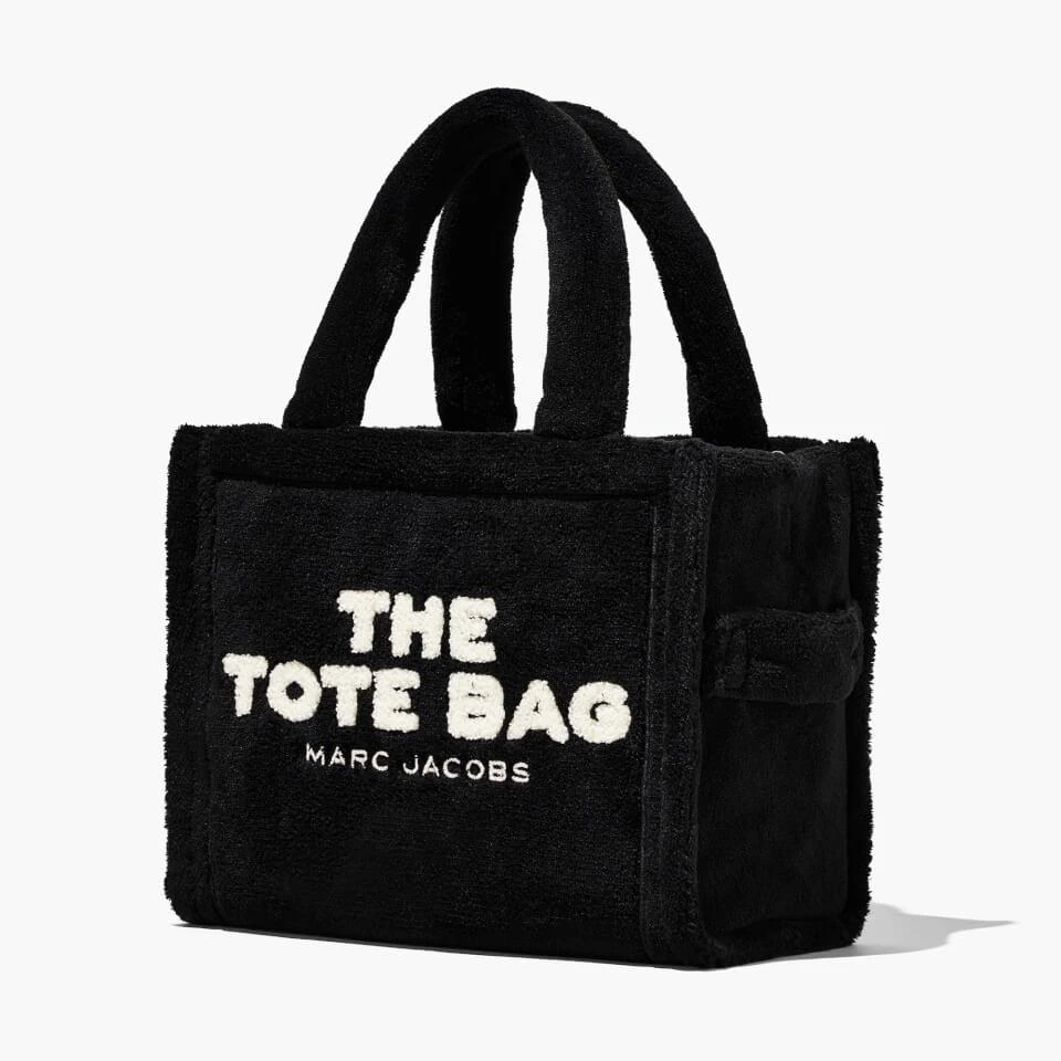 商品Marc Jacobs|Marc Jacobs Women's The Small Terry Tote - Black,价格¥1614,第4张图片详细描述