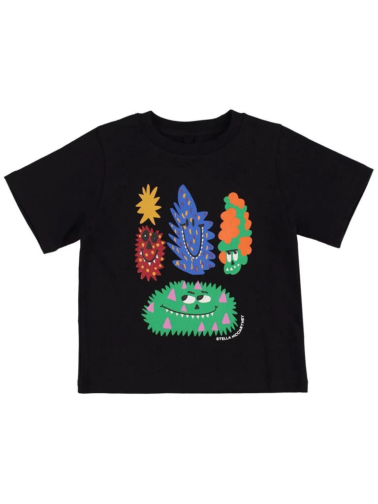 商品Stella McCartney|Printed Organic Cotton Jersey T-shirt,价格¥285,第1张图片