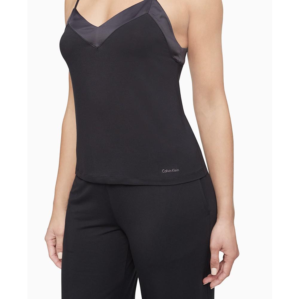 商品Calvin Klein|Satin-Trim Loungewear Cami QS6526,价格¥212,第5张图片详细描述