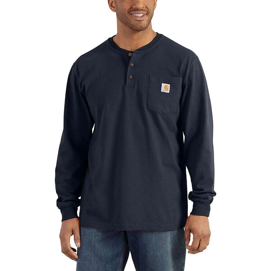 商品Carhartt|Workwear Pocket Long-Sleeve Henley Shirt - Men's,价格¥251,第1张图片详细描述