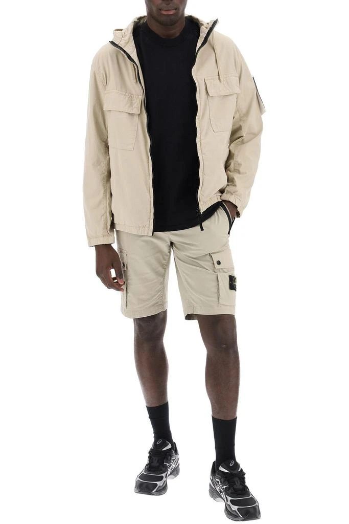 商品Stone Island|Supima Cotton Twill Stretch-TC jacket,价格¥3151,第2张图片详细描述